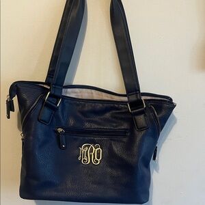 Sondra Roberts Navy Blue Shoulder Bag